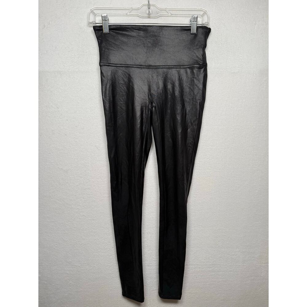 Spanx Faux Leather Leggings, Black, Medium